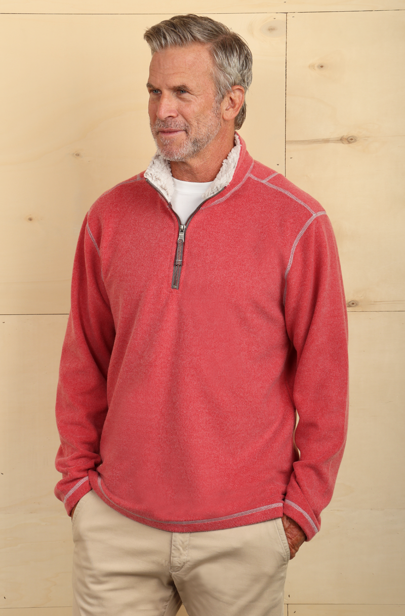 Melange Soft Fleece 1/4 Zip Pullover