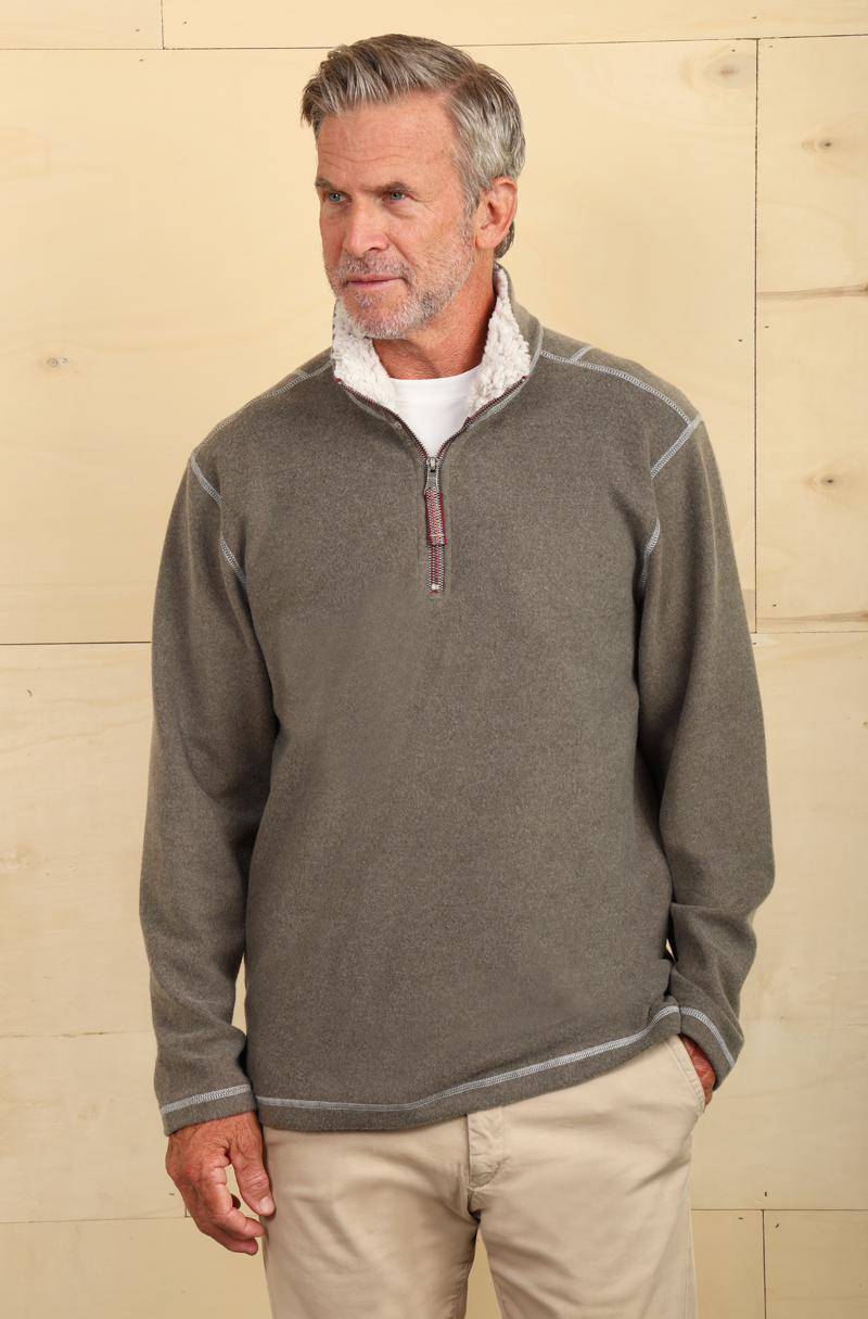 Melange Soft Fleece 1/4 Zip Pullover