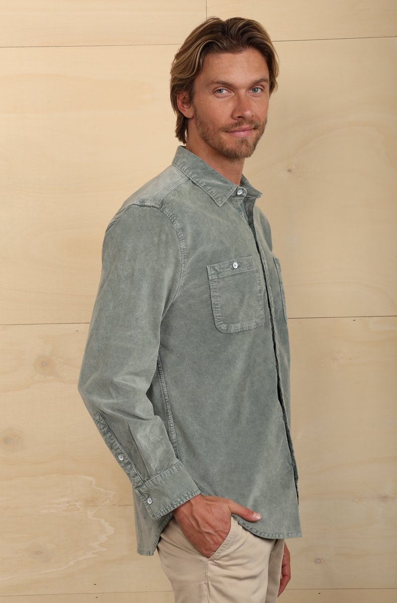 Cozy Cut Cord Work Shirt