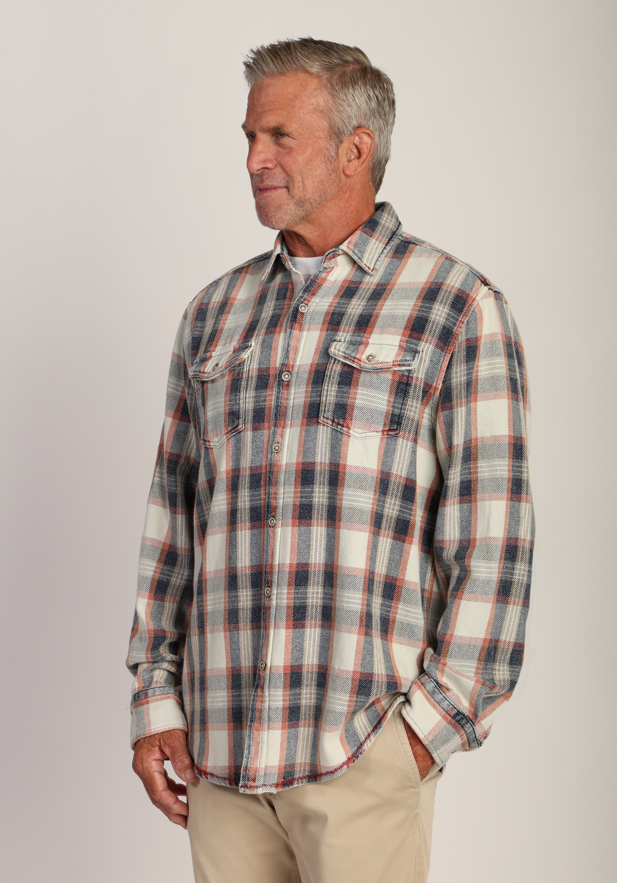 Winston Genuine Indigo Plaid