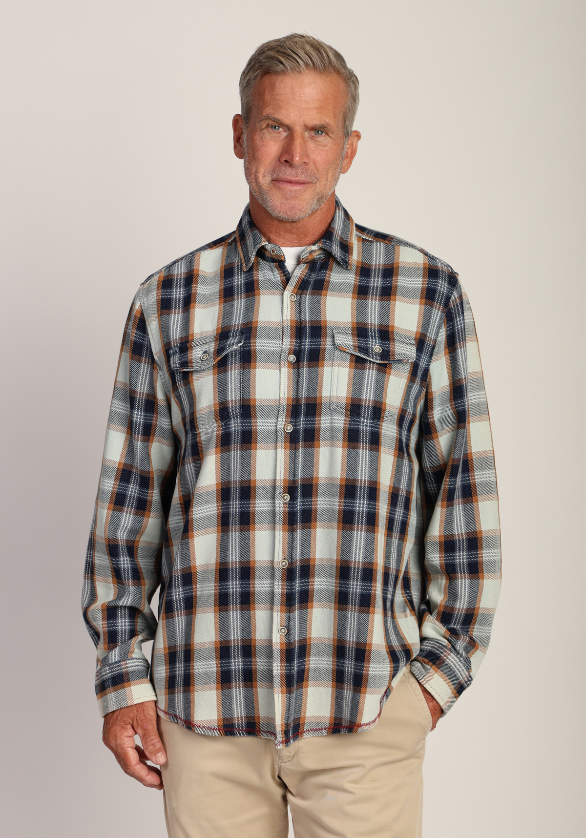 Winston Genuine Indigo Plaid
