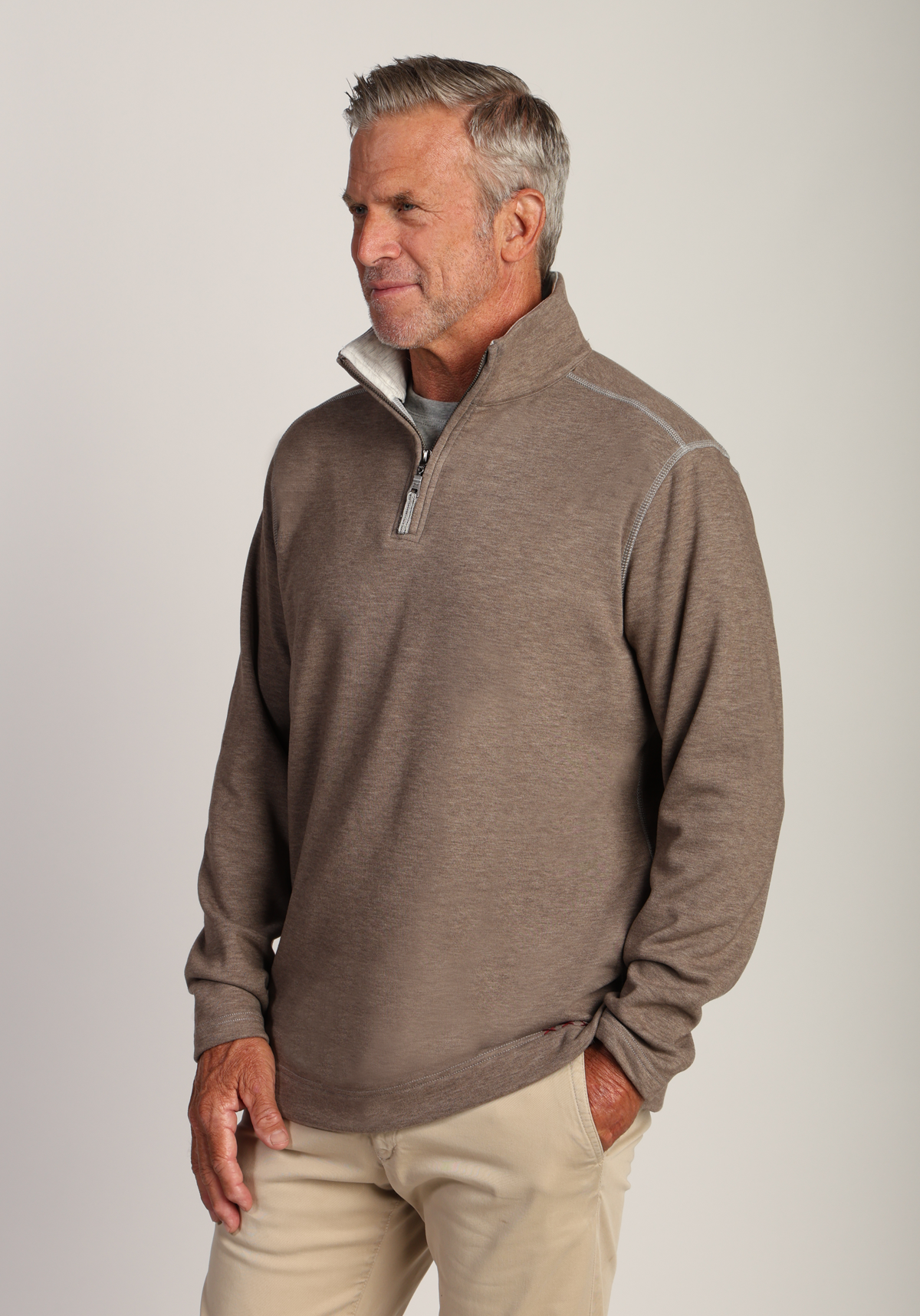 All Day 1/4 Zip Pullover - True Grit / dylan