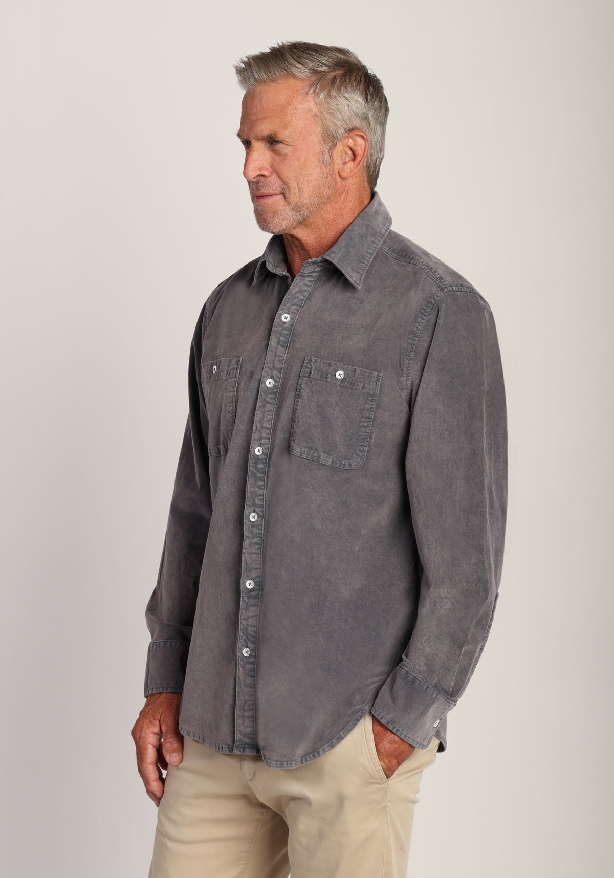 Cozy Cut Cord Work Shirt