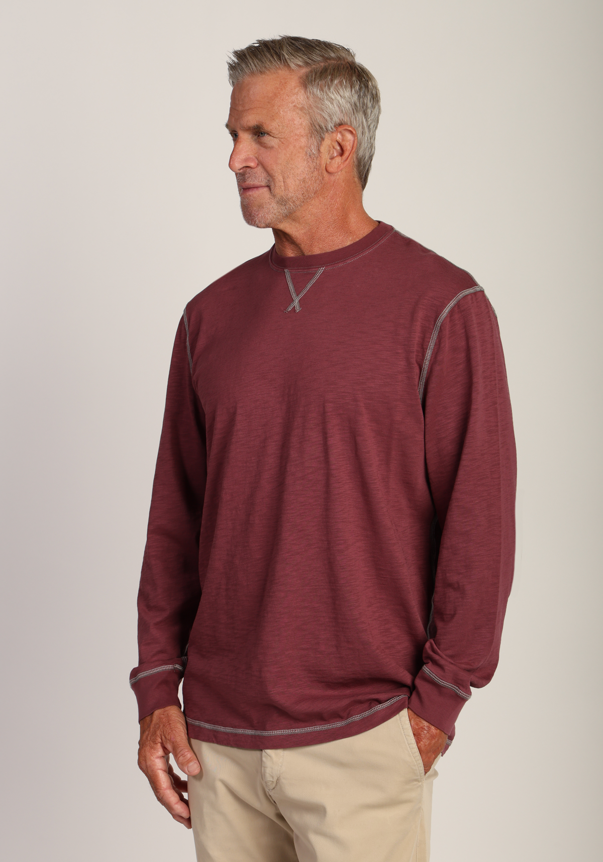 Heritage Slub L/S Crew