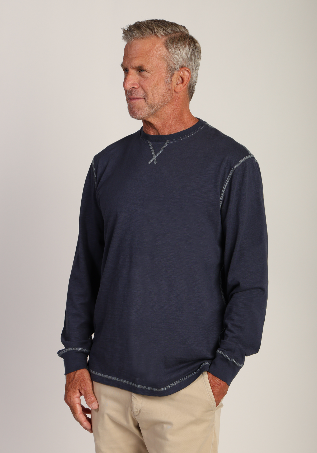 Heritage Slub L/S Crew