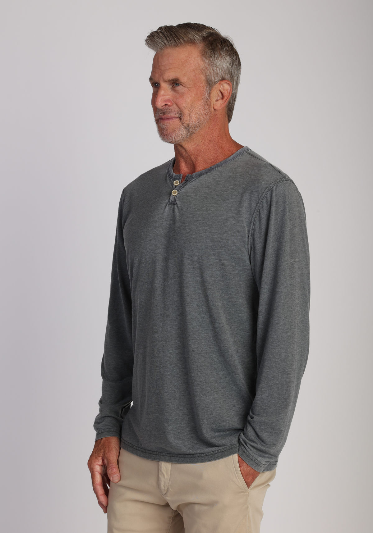 Bowery Burnout L/S Slit Tee