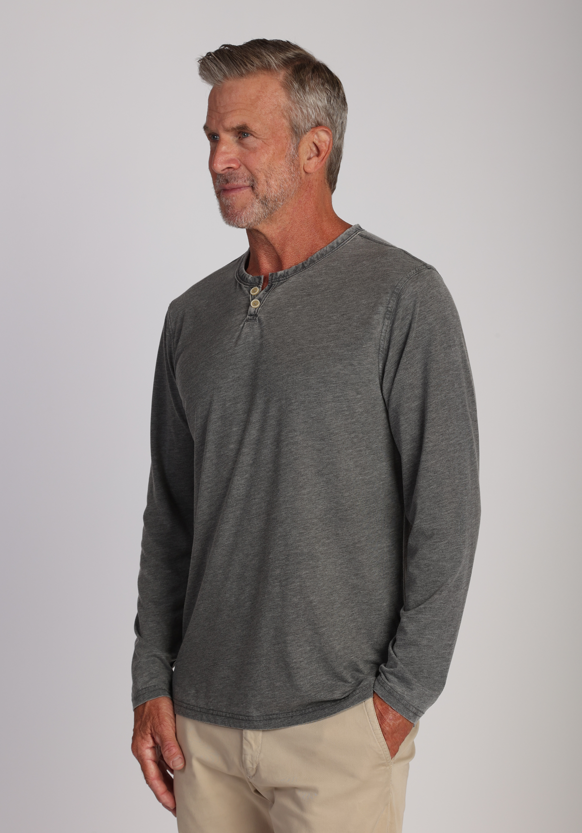 Bowery Burnout L/S Slit Tee