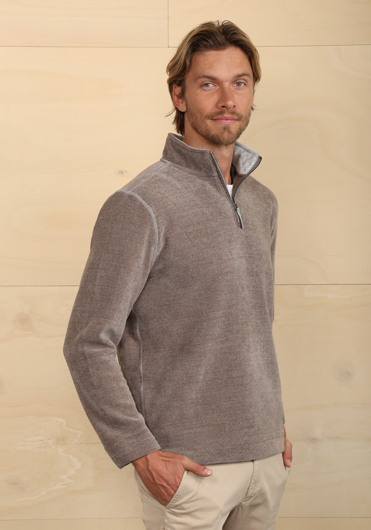 Apres Lux Chenille 1/4 Zip Pullover