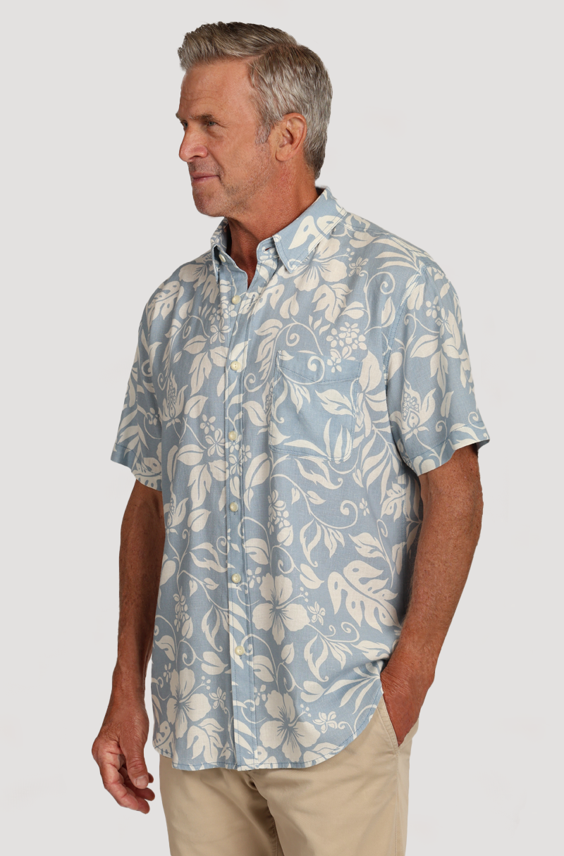 Tahiti Stretch Island Linen Shirt