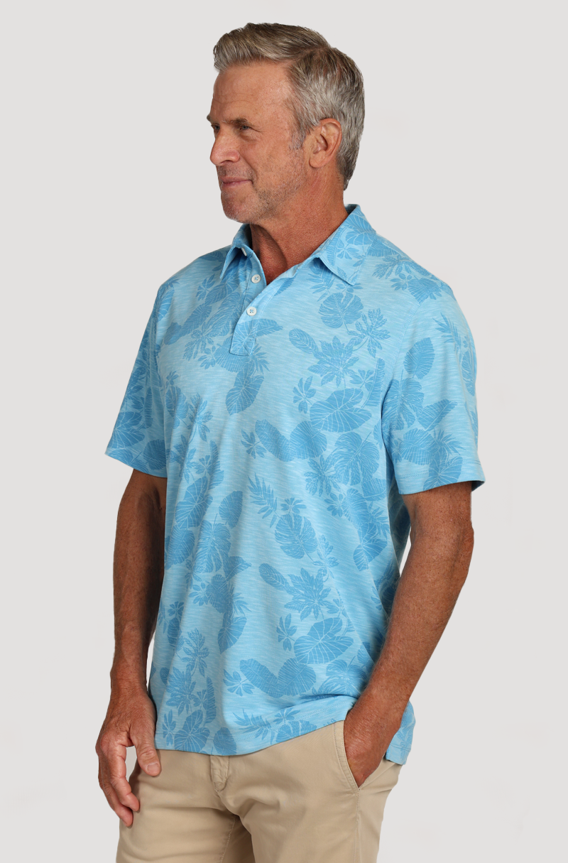 Sueded Dobby Polo