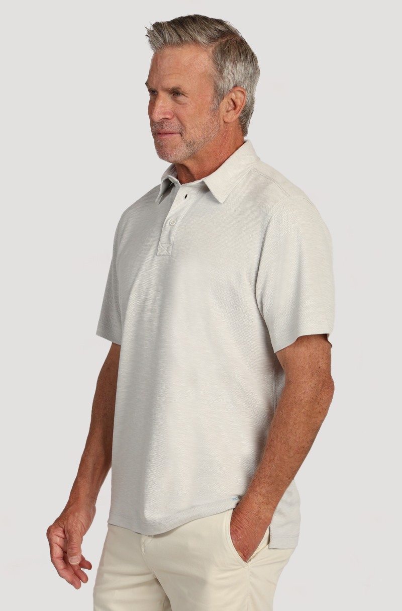 Sueded Dobby Model Tencel Polo