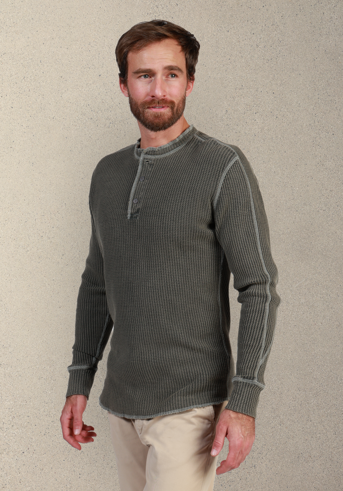 Fillmore Chunky Waffle Thermal Henley
