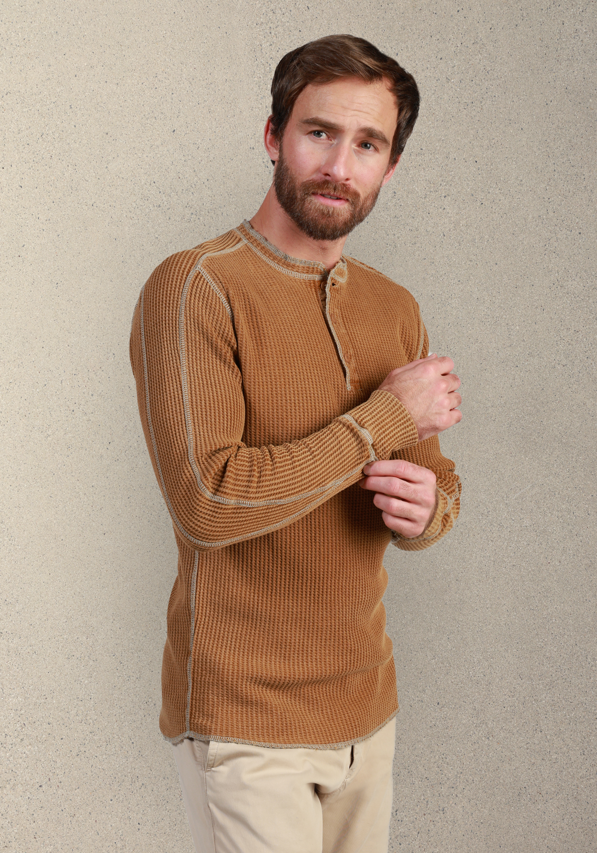 Fillmore Chunky Waffle Thermal Henley