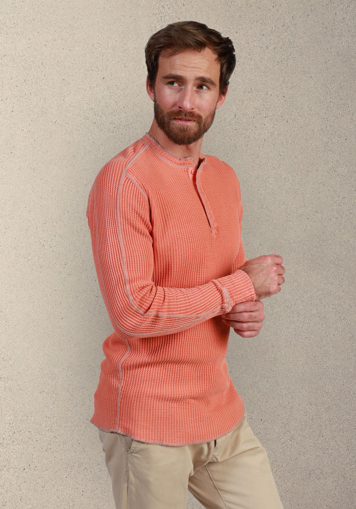 Fillmore Chunky Waffle Thermal Henley