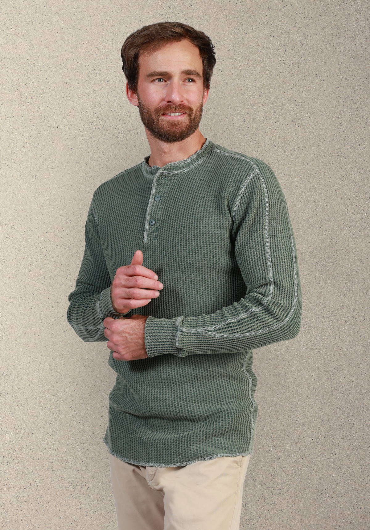Fillmore Chunky Waffle Thermal Henley