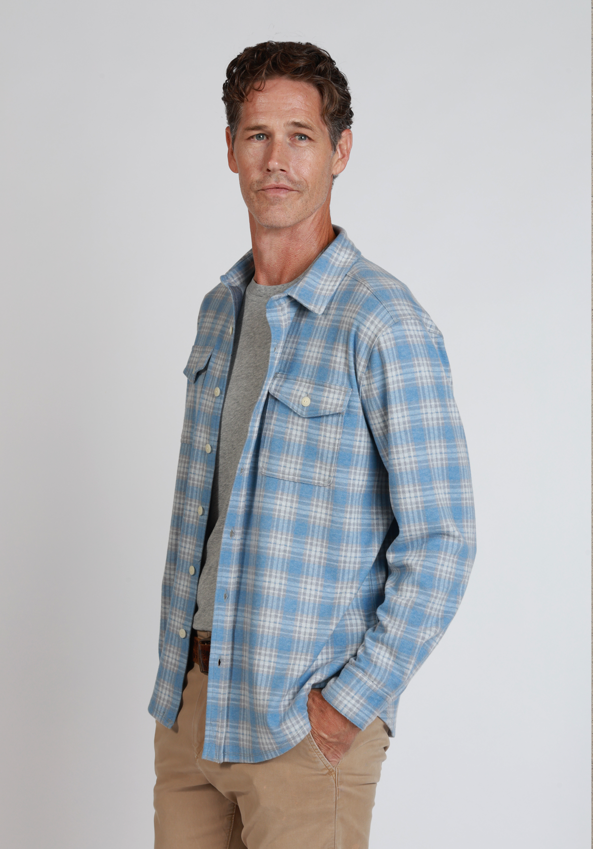 Campfire Sweater-Knit Plaid