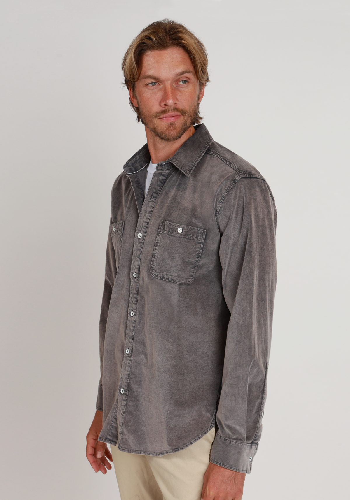 Cozy Cut Cord Work Shirt