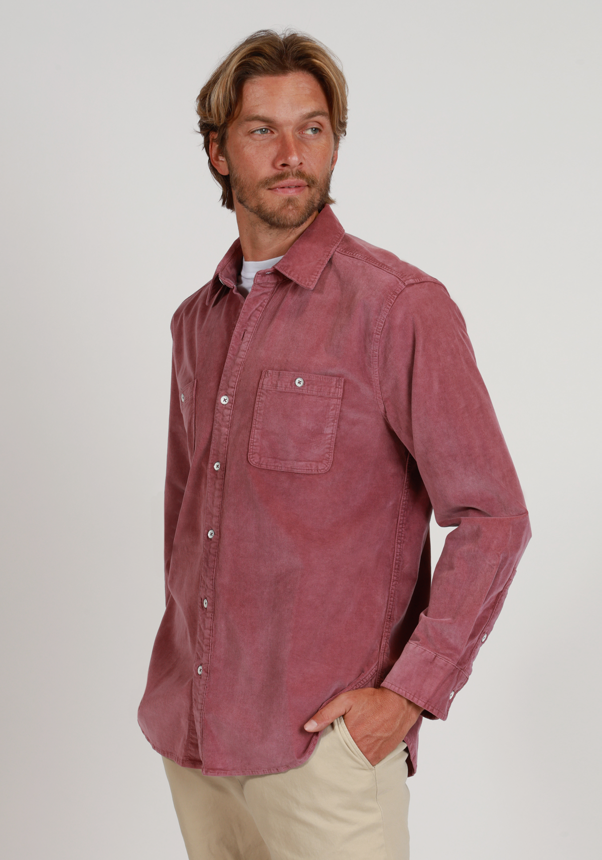 Cozy Cut Cord Work Shirt