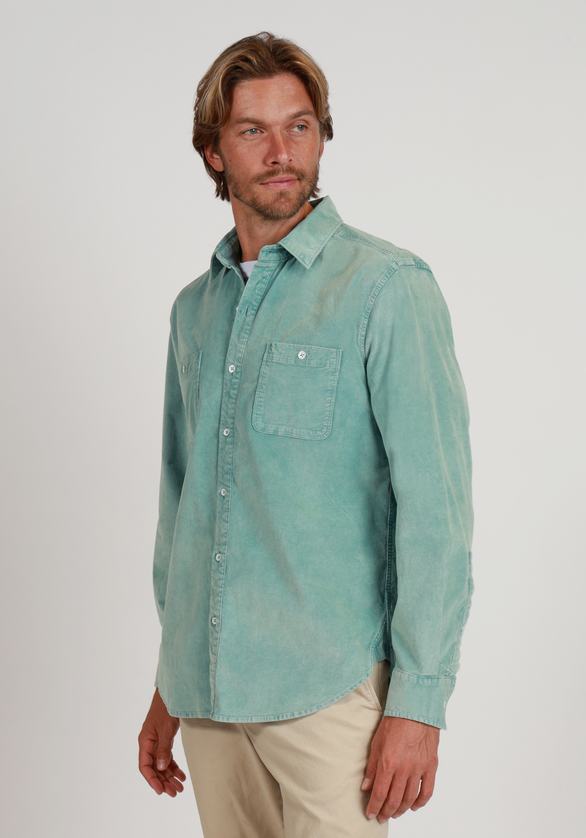 Cozy Cut Cord Work Shirt