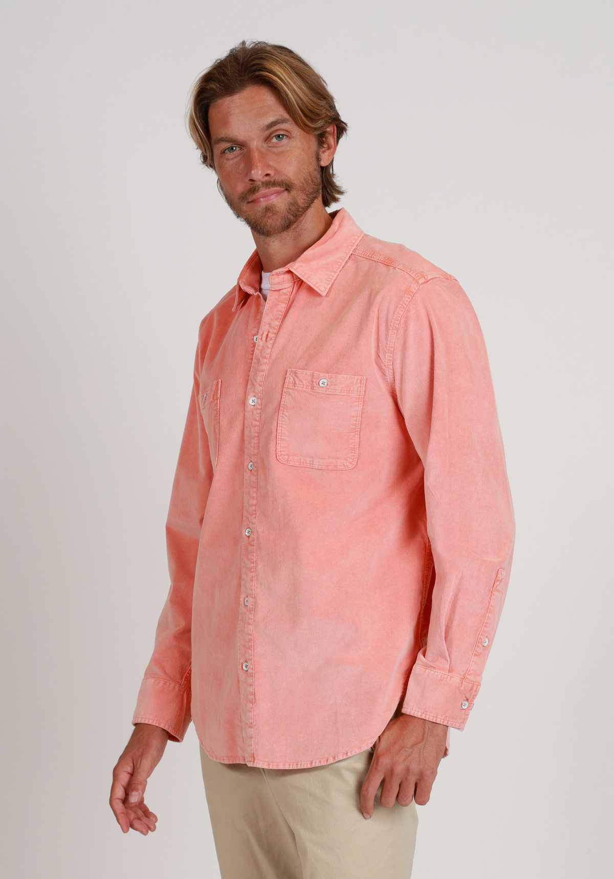 Cozy Cut Cord Work Shirt