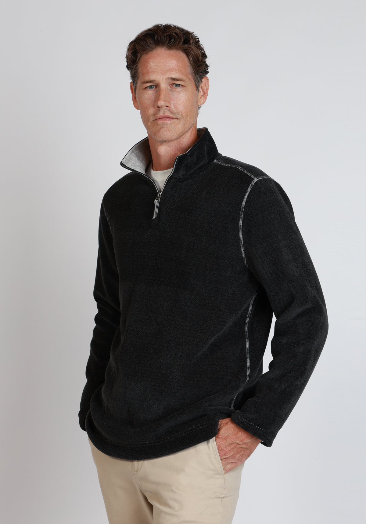 Apres Lux Chenille Quarter-Zip