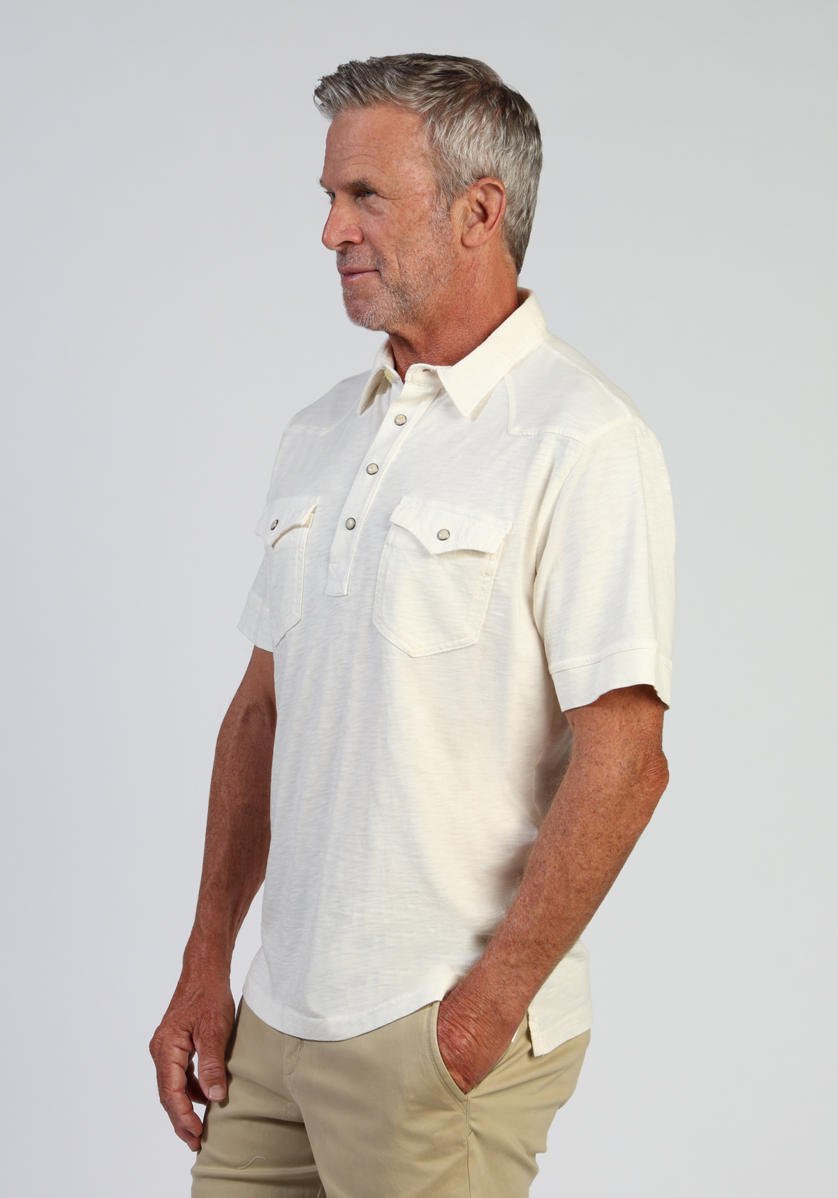 Signature Slub Western Polo