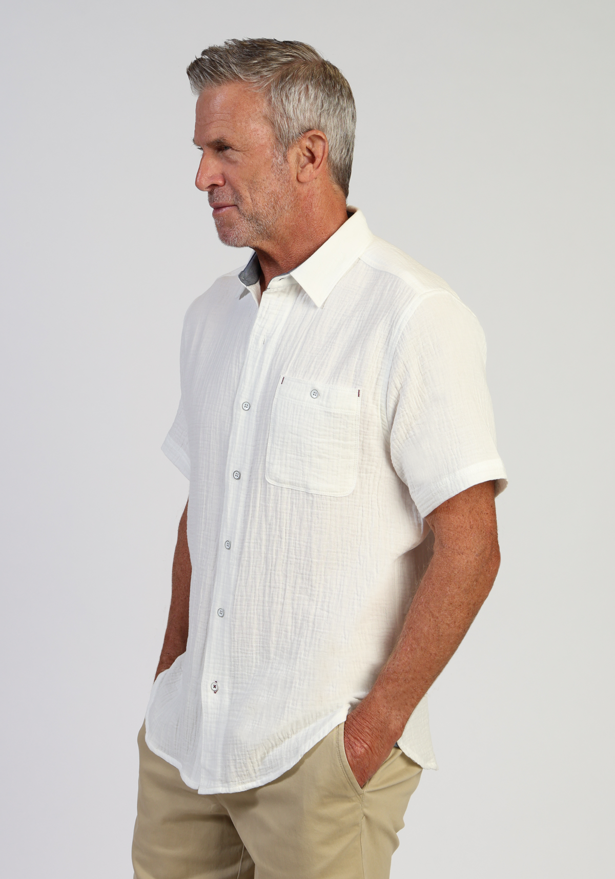 Taylor Doublecloth Cotton Shirt