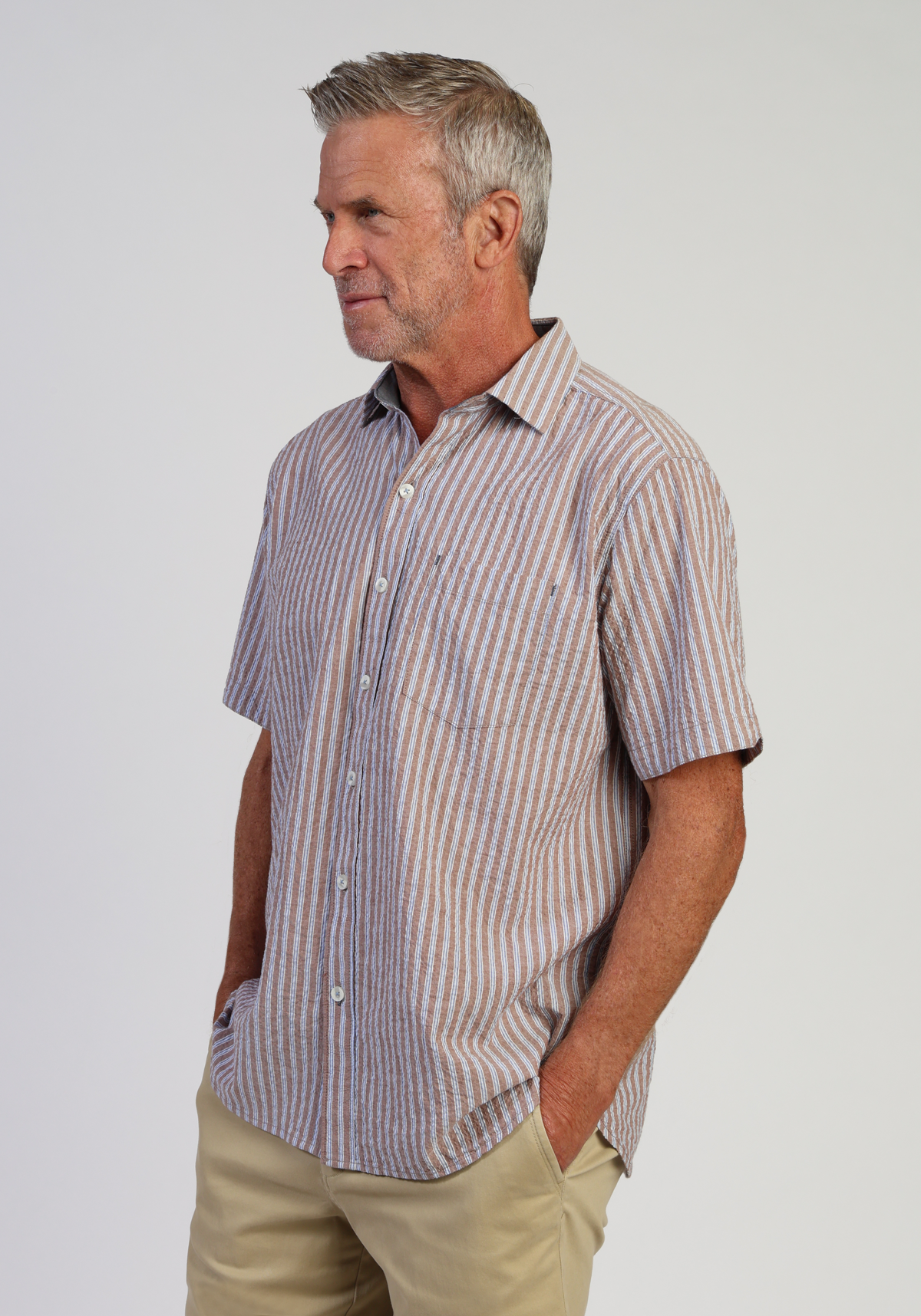 South Pacific Seersucker Shirt