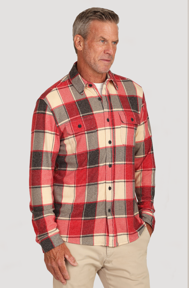 Jackson Sweater-Knit Shirt
