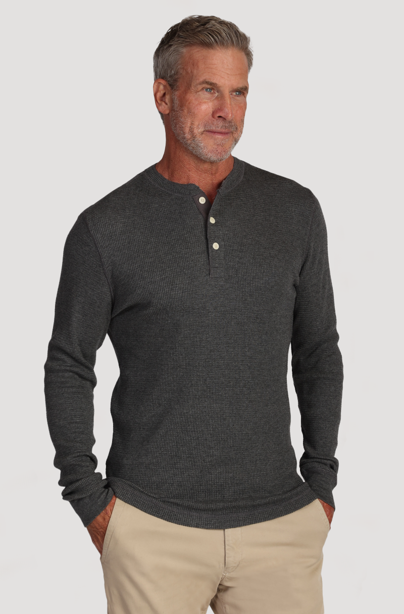 Flatback Henley Sweater