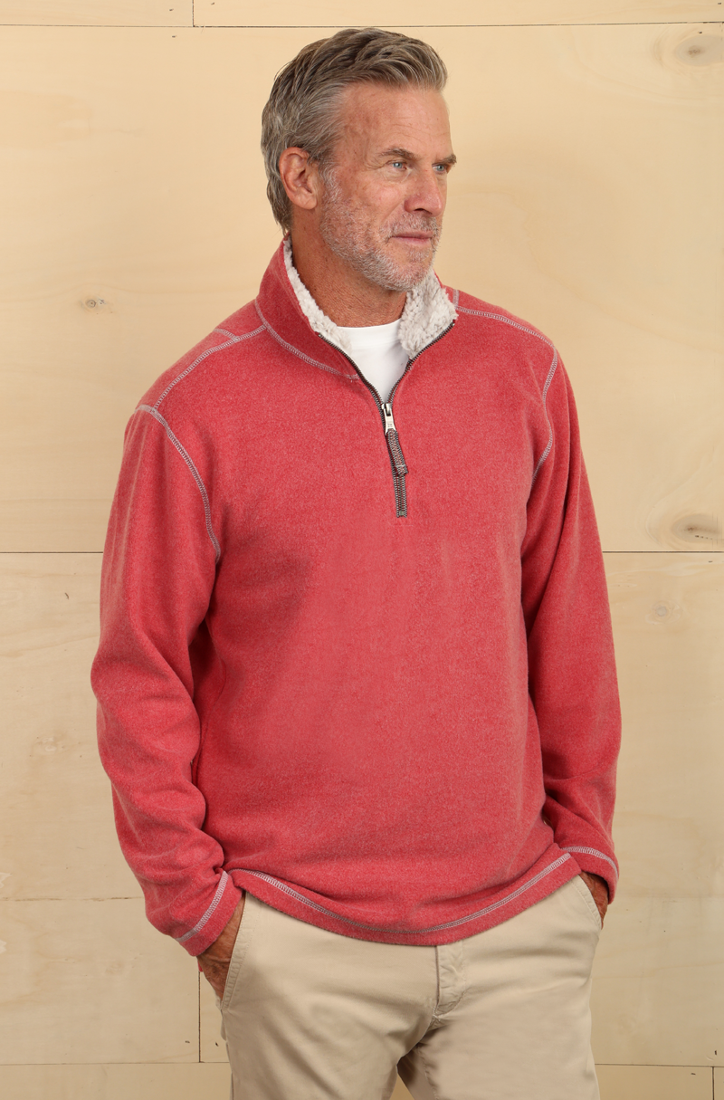 Melange Soft Fleece 1/4 Zip Pullover