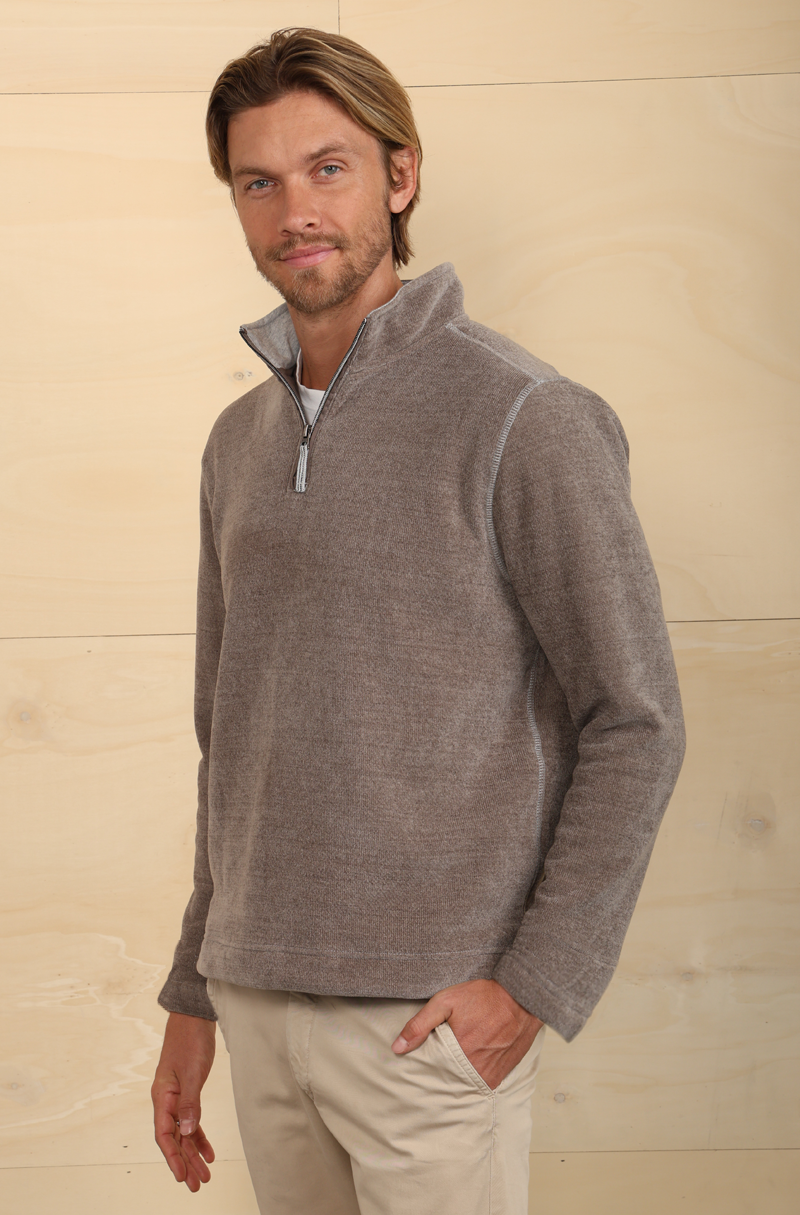 Apres Lux Chenille 1/4 Zip Pullover
