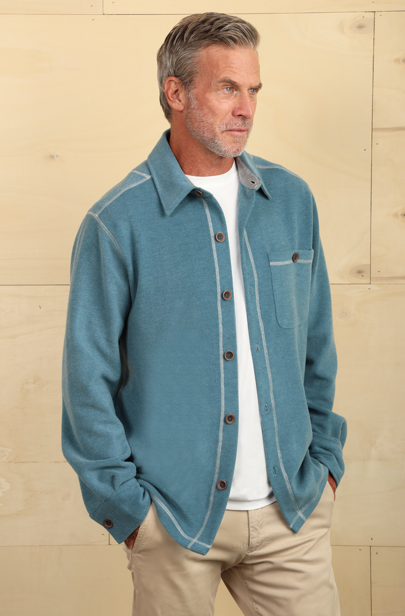 Melange Soft Fleece Big Shirt