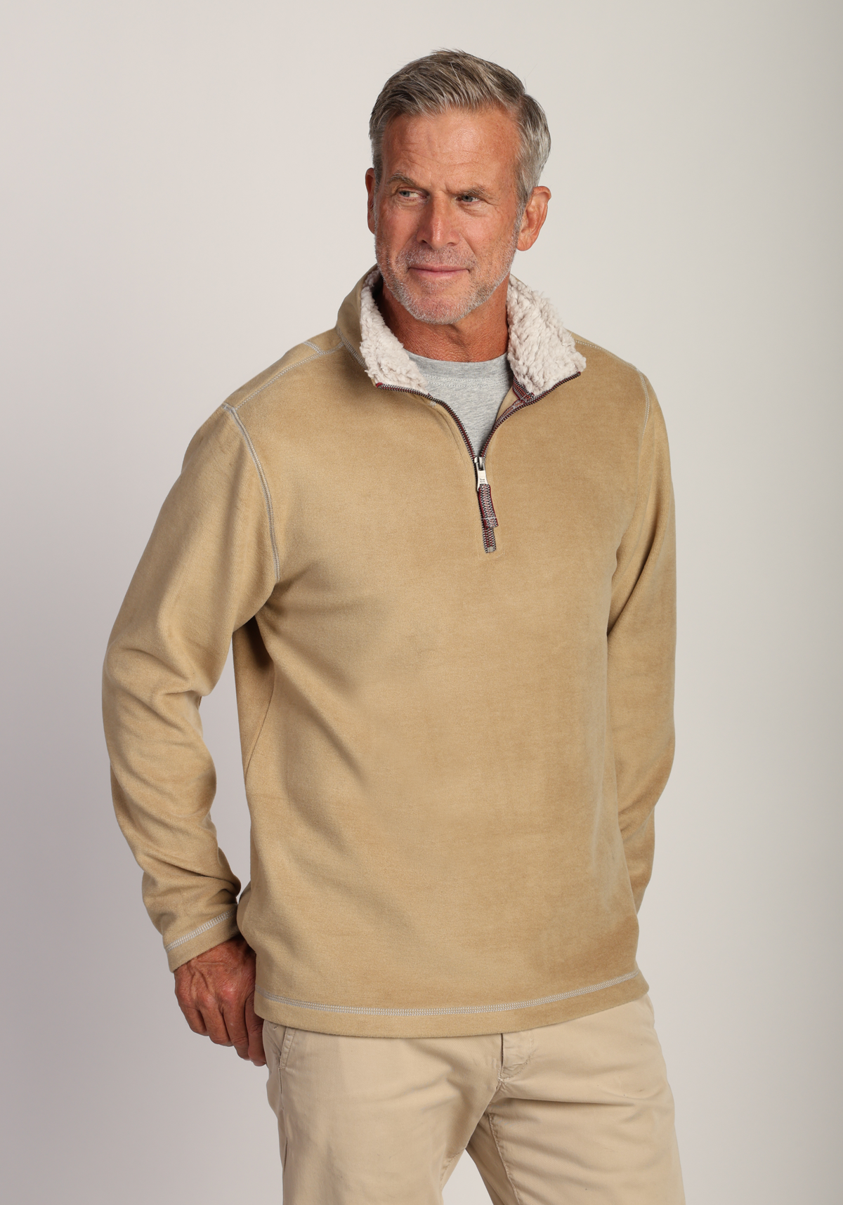 Melange Soft Fleece 1/4 Zip Pullover