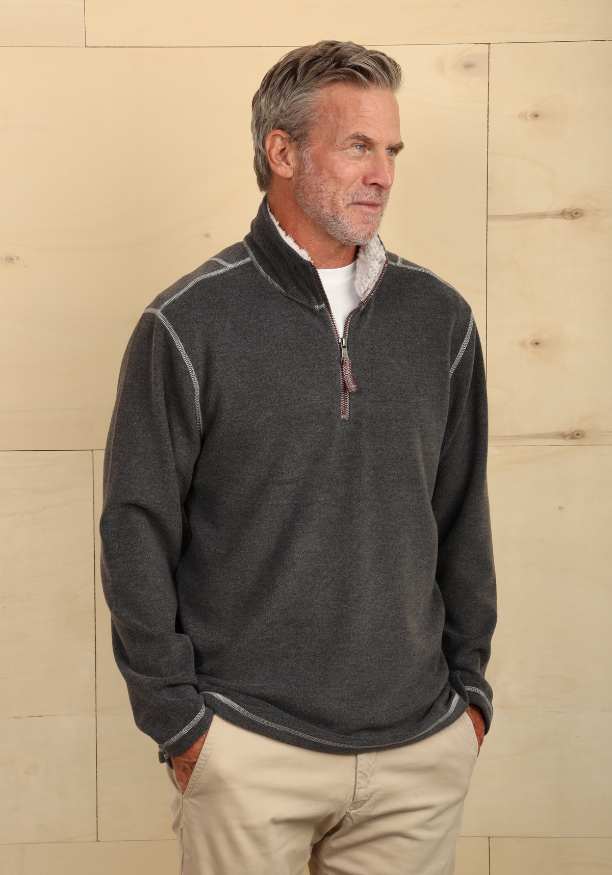 Melange Soft Fleece 1/4 Zip Pullover