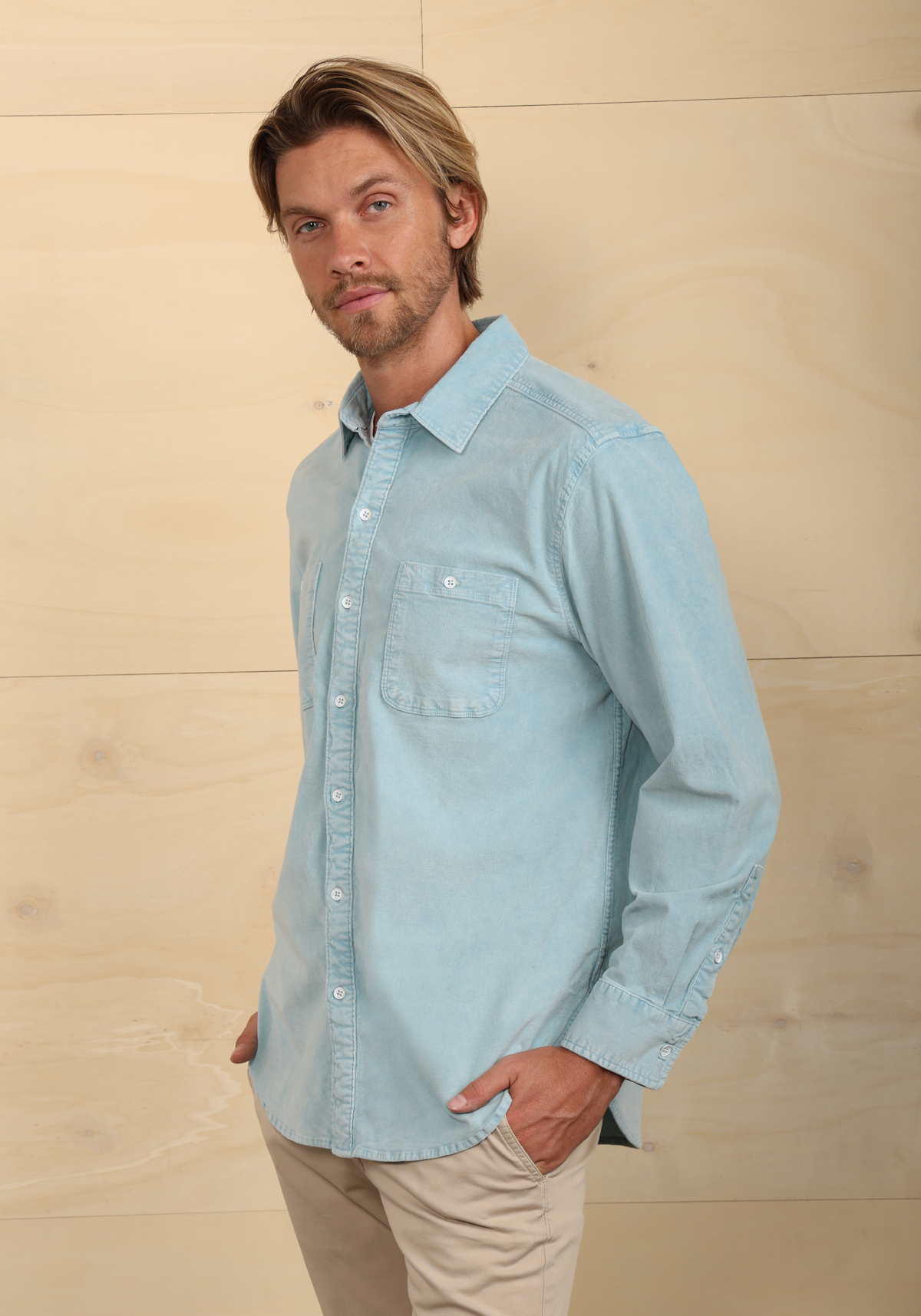 Cozy Cut Cord Work Shirt