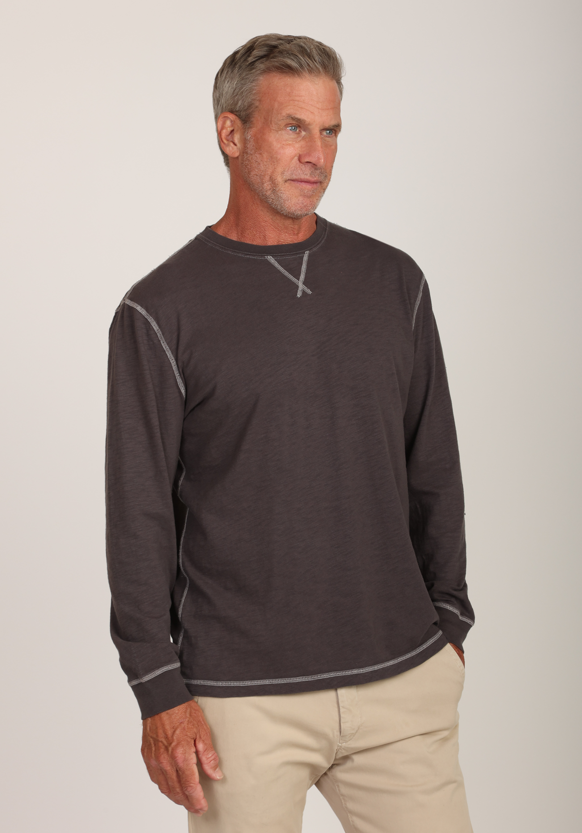 Heritage Slub L/S Crew