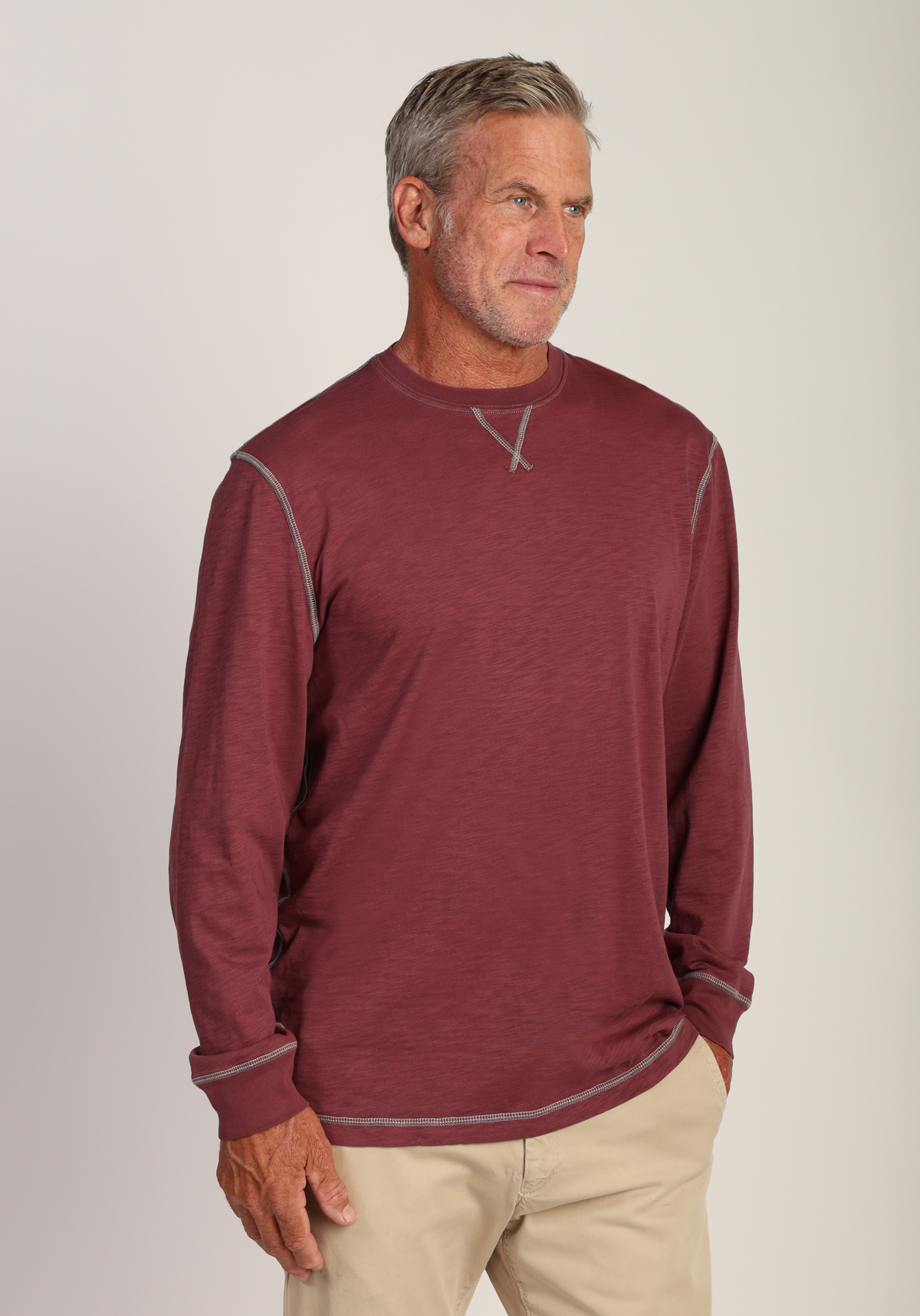 Heritage Slub L/S Crew