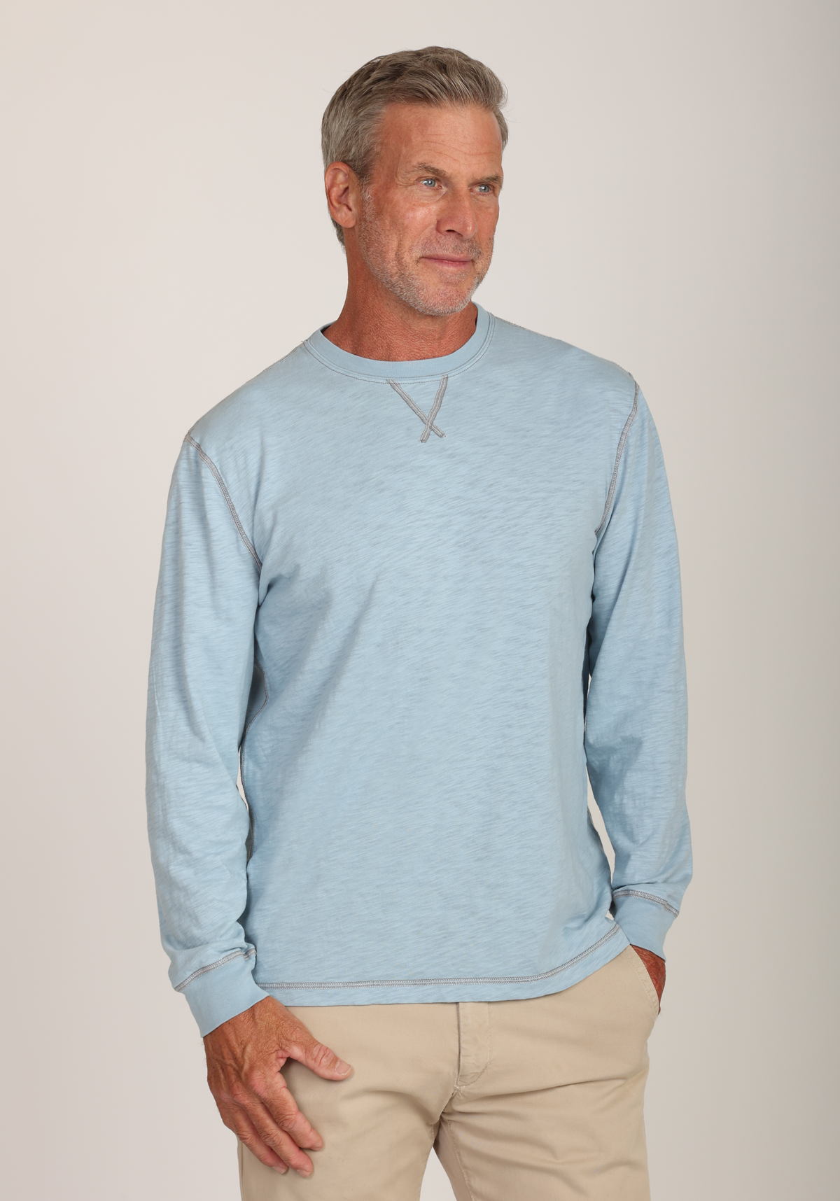 Heritage Slub L/S Crew