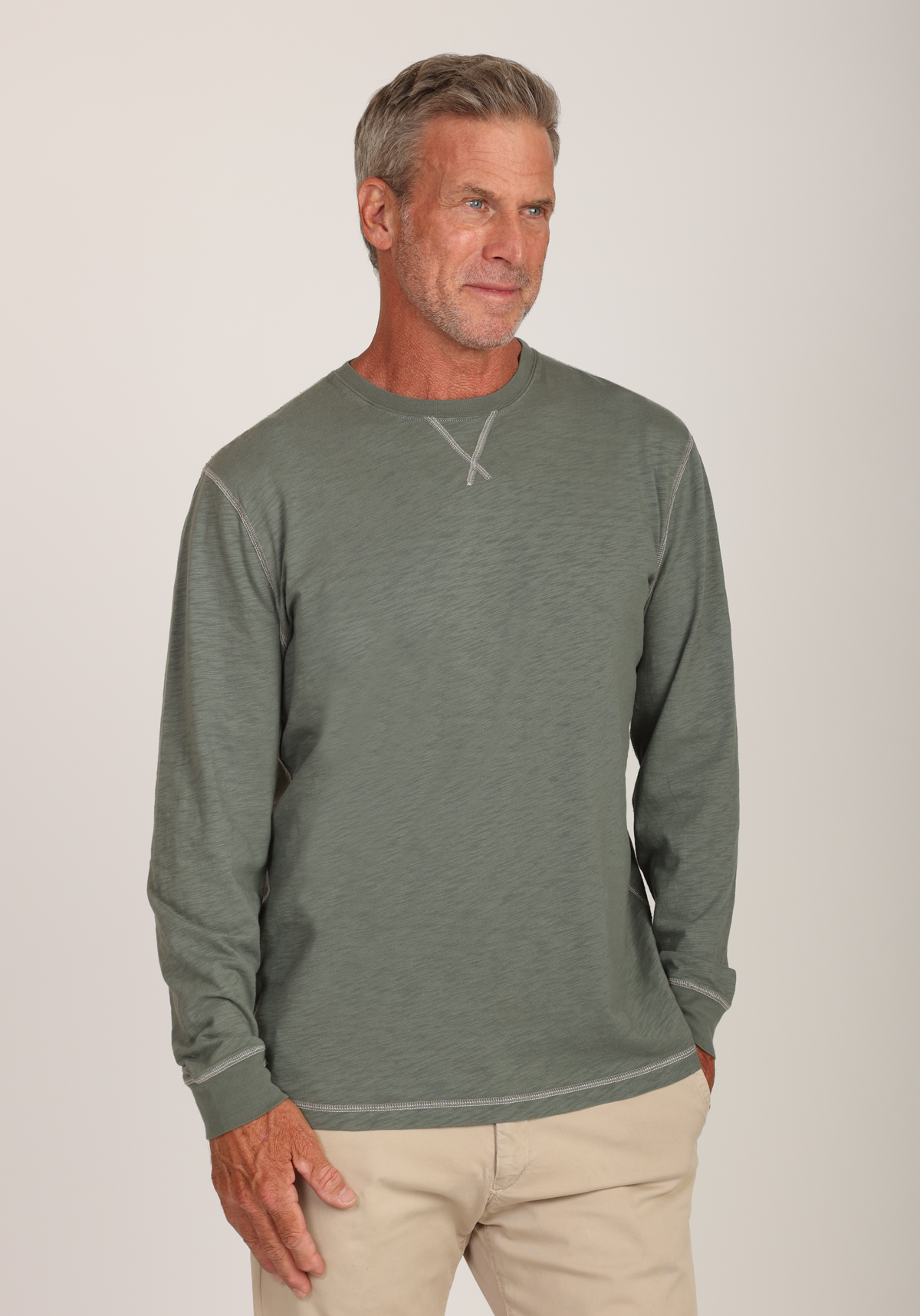 Heritage Slub L/S Crew