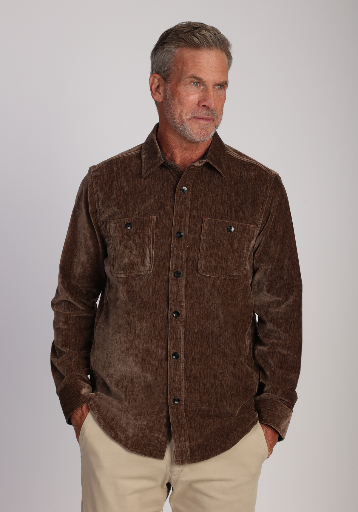 Cozy Cut Stretch Viceroy Velvet Shirt