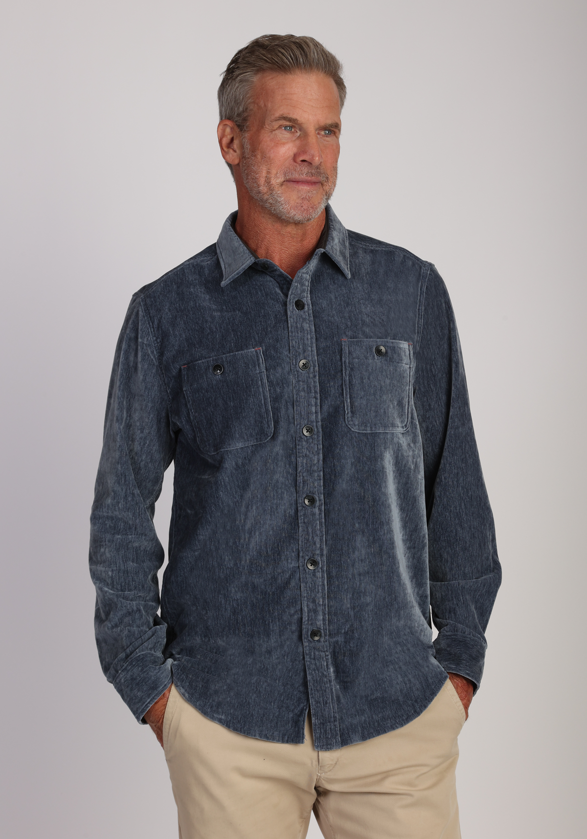 Cozy Cut Stretch Viceroy Velvet Shirt