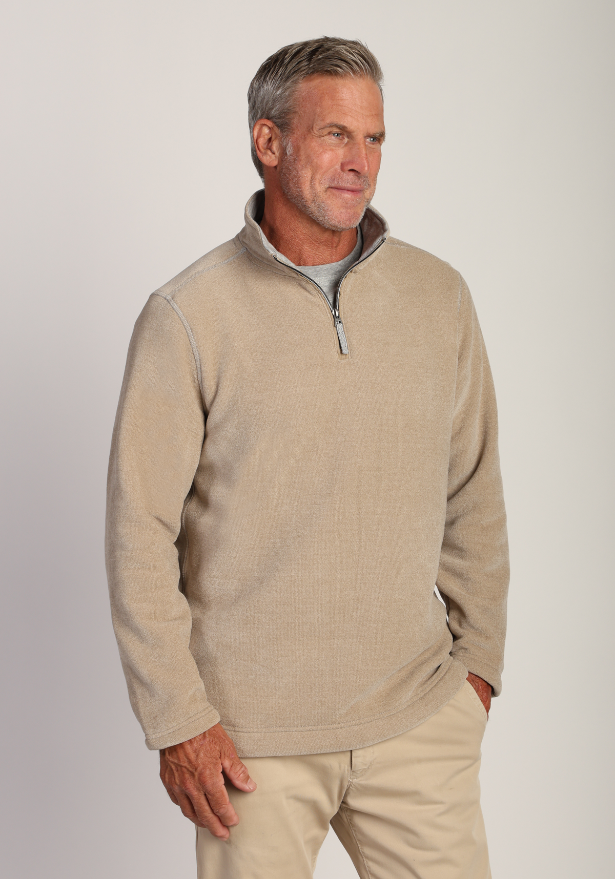 Apres Lux Chenille 1/4 Zip Pullover