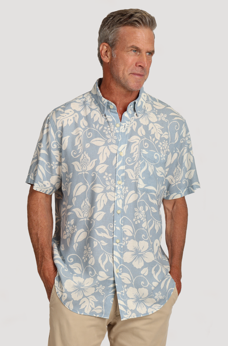 Tahiti Stretch Island Linen Shirt