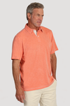 Sueded Dobby Model Tencel Polo