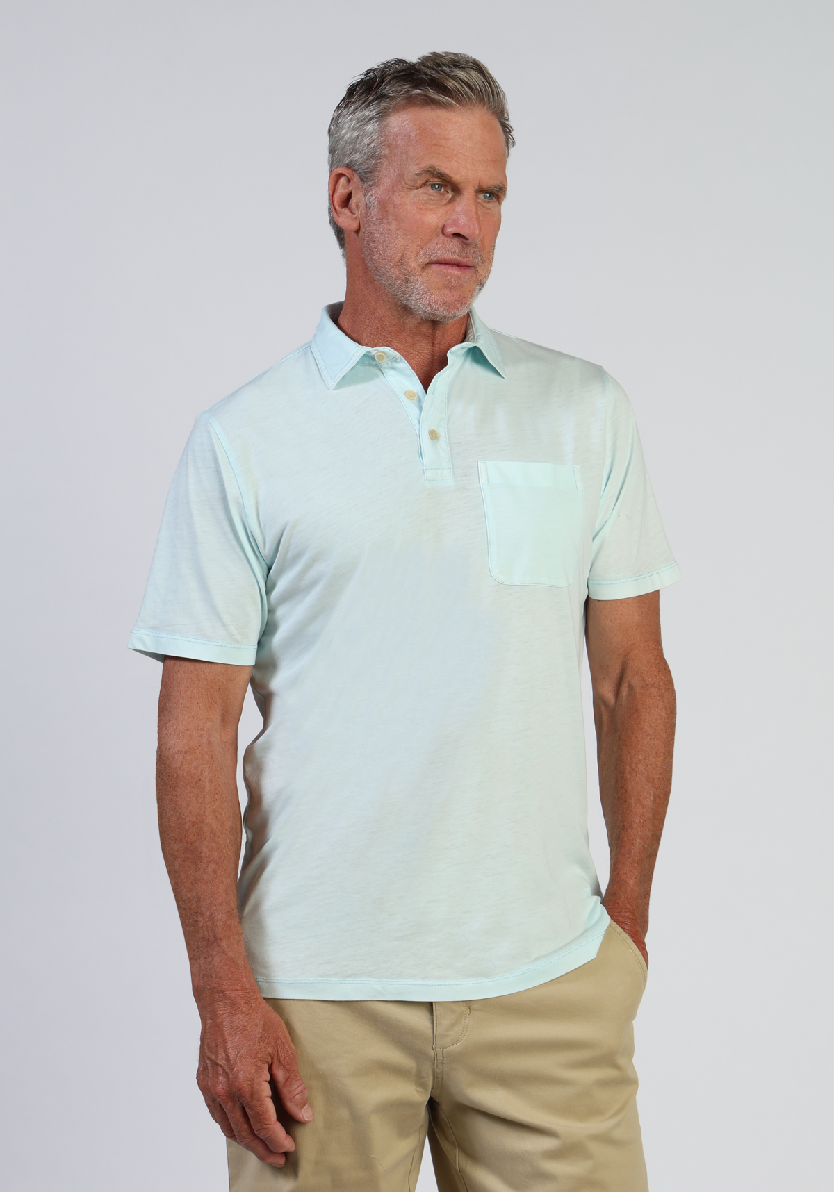 Bowery Burnout Slit Polo