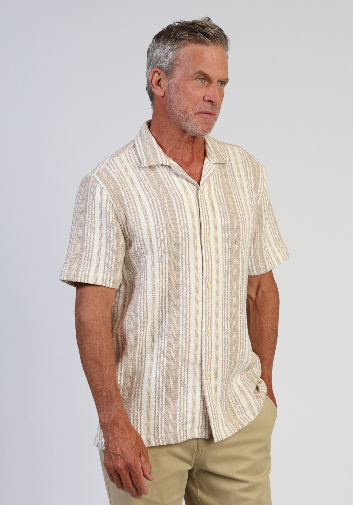Cabana Yarn-Dye Striped Shirt