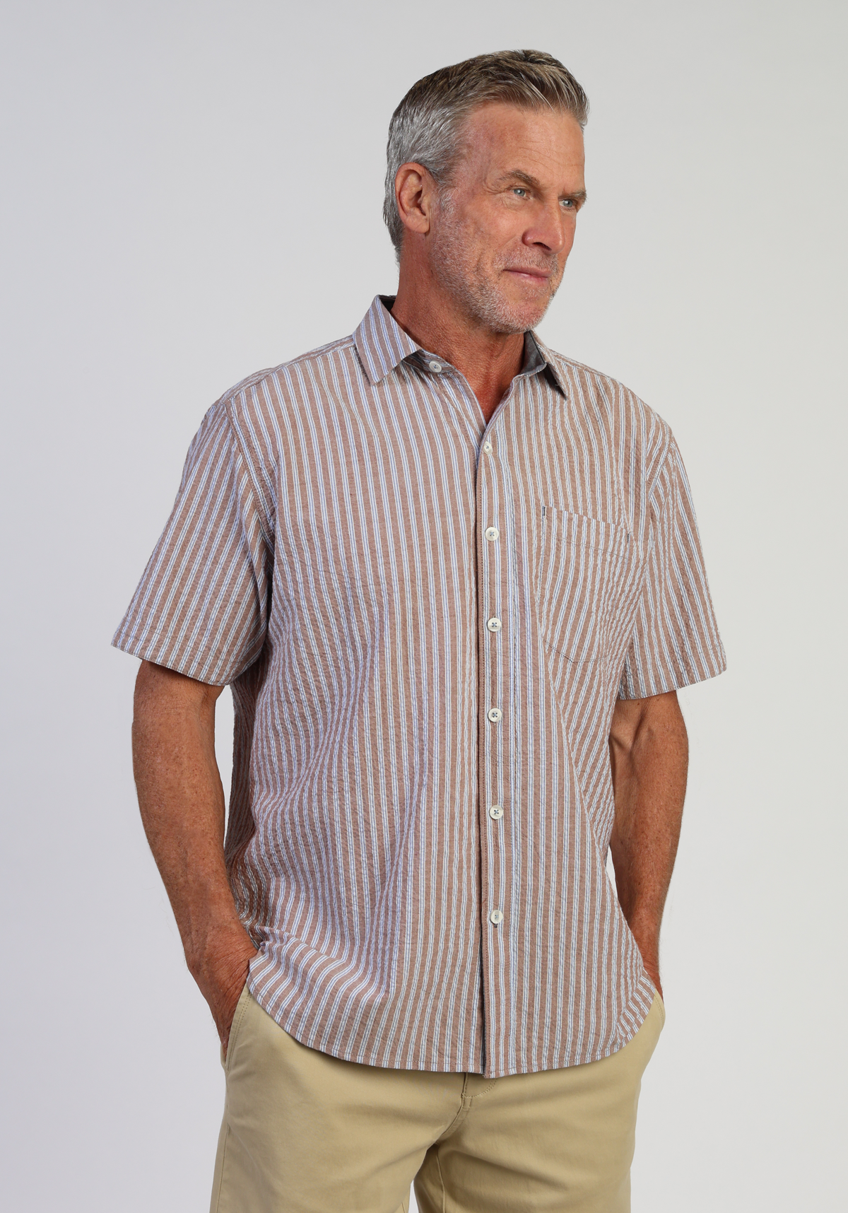 South Pacific Seersucker Shirt