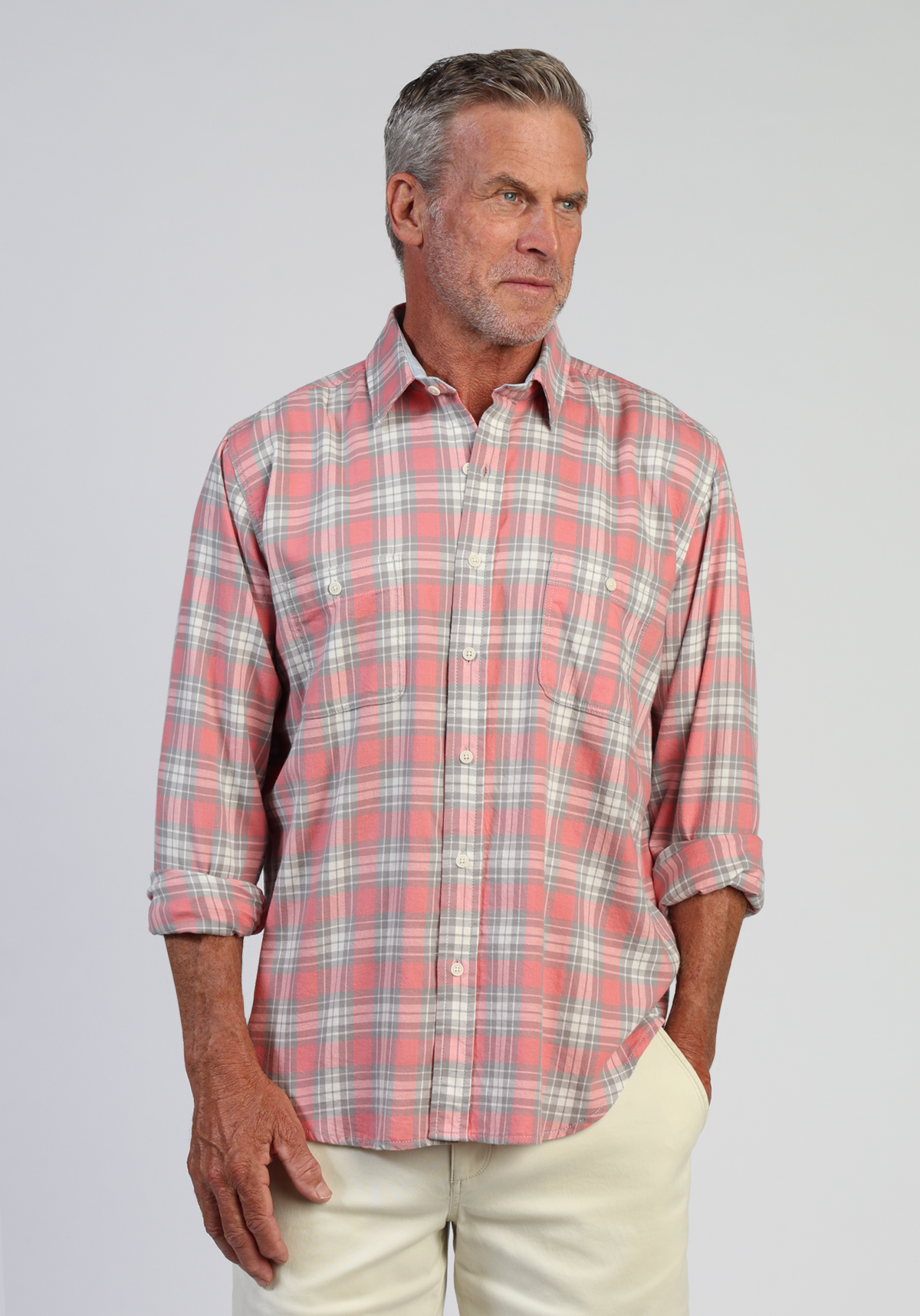 Feather-Weight Stretch Beach Flannel