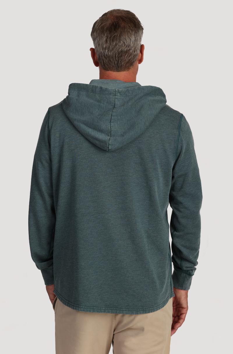 Bowery Fleece Placket Hoodie